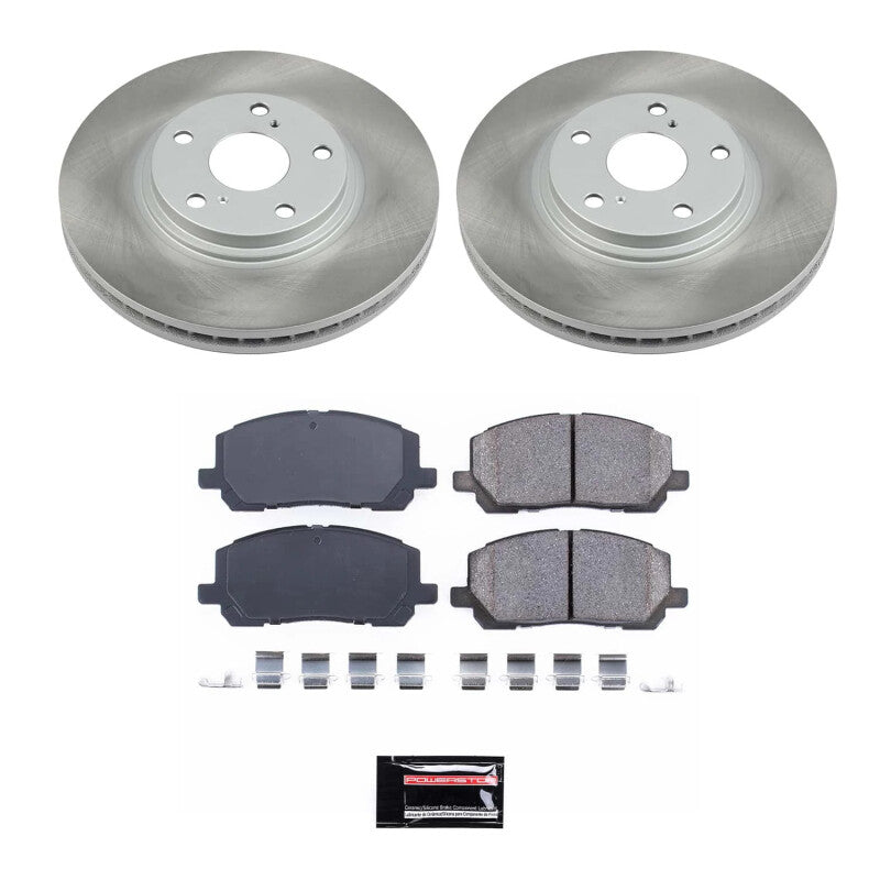 PowerStop Power Stop 01-07 Toyota Highlander Front Semi-Coated Rotor Kit SC1137 SC1137 Photo - Primary