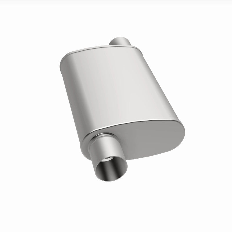 MagnaFlow 4" X 9" Oval Offset/Offset XL Multi-Chamber Performance Muffler 13236 360 Degree Image Set