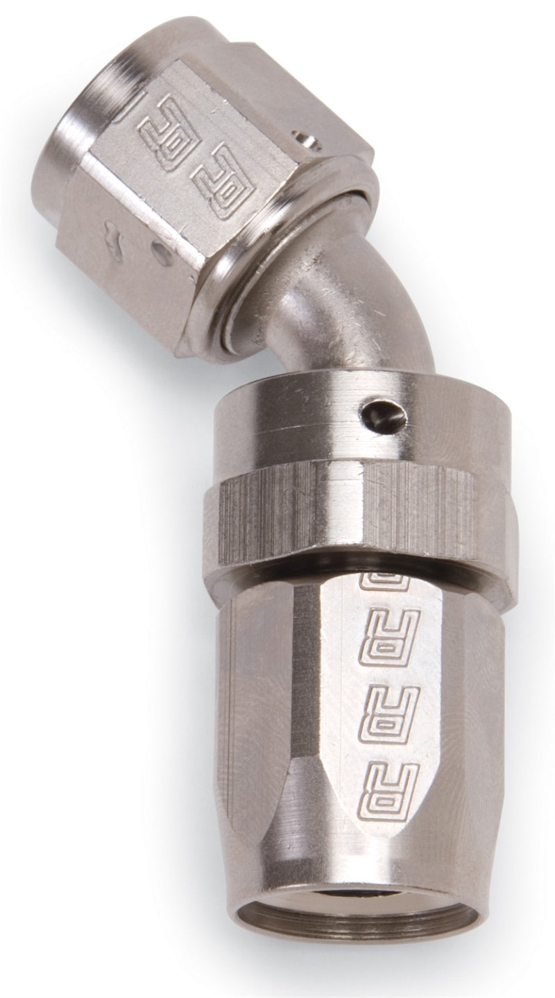Russell #12 Full Flow Swivel 45° Hose Ends - Endura 613121 Photo - Primary