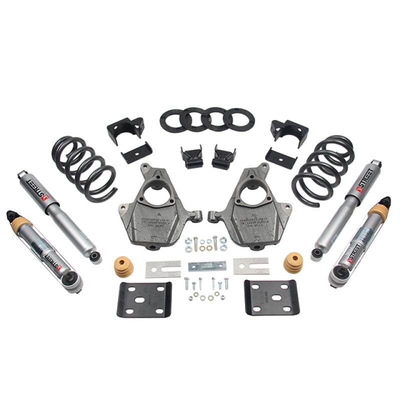 Belltech Lowering Kits 16.5-17 Chevy Silverado Crew Cab 2WD 3-4F / 7R 1016SP Photo - Primary