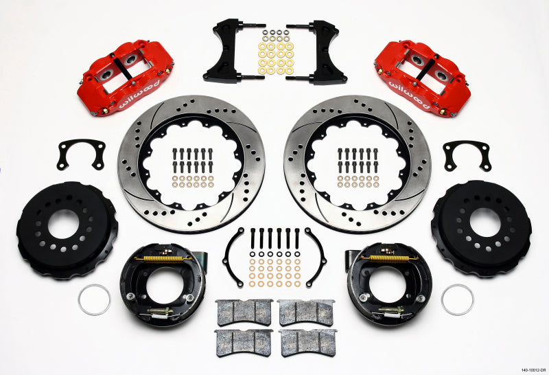 Wilwood Forged Narrow Superlite 4R Big Brake Rear Parking Brake Kit 140-10012-DR Photo - Primary