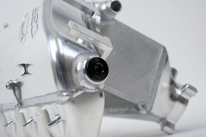 CSF BMW M2/M3/M4 S58 Comp &amp; Non-Comp (G8X) Charge-Air Cooler Manifold - Raw Billet 8233 8233 Photo - Close Up