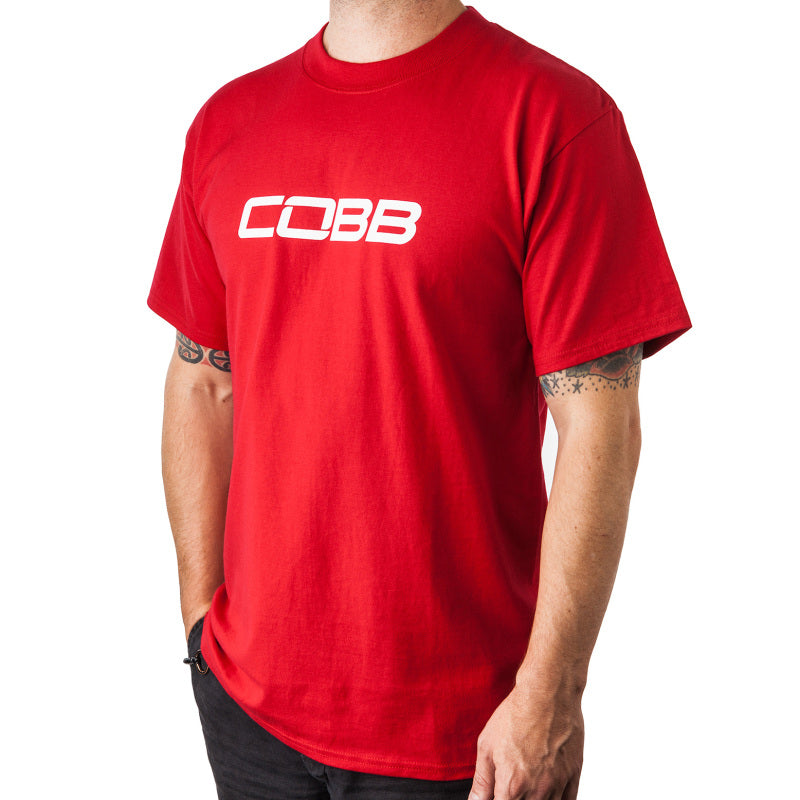 COBB Tuning Logo Mens T-Shirt (Red) - Small CO-REDCOBB-SM CO-REDCOBB-SM Photo - Primary