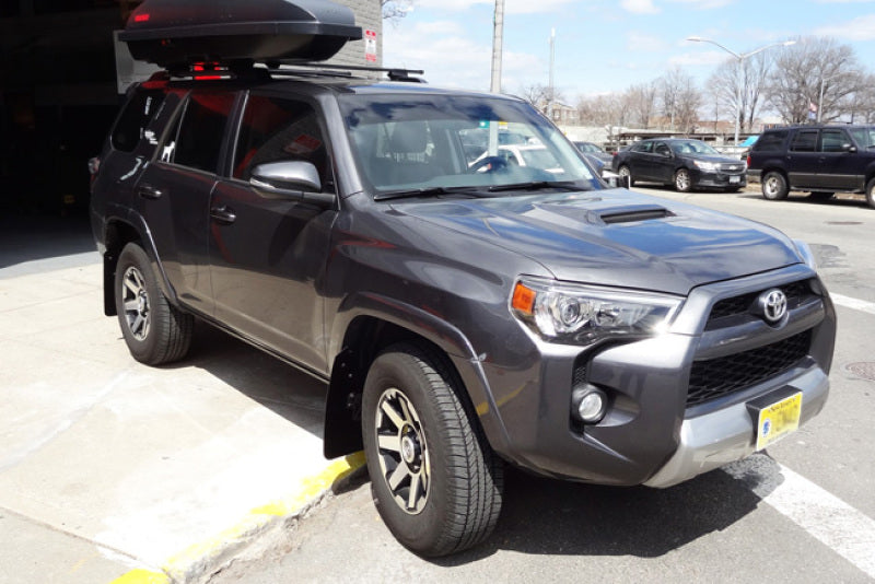 Rally Armor  12-19 Toyota 4Runner UR Black Mud Flap w/ White Logo MF48-UR-BLK/WH User 1