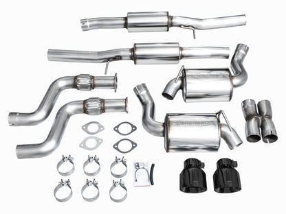 AWE Tuning AWE 2023 Nissan Z RZ34 RWD Touring Edition Catback Exhaust System w/ Diamond Black Tips 3015-33400 3015-33400 Photo - out of package