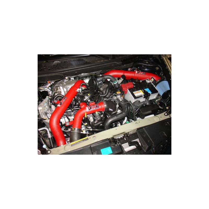Injen 11-14 Nissan Juke 1.6L Nismo Turbo Upper Intercooler Piping Kit - Wrinkle Red SES1900ICPWR SES1900ICPWR Photo - Mounted