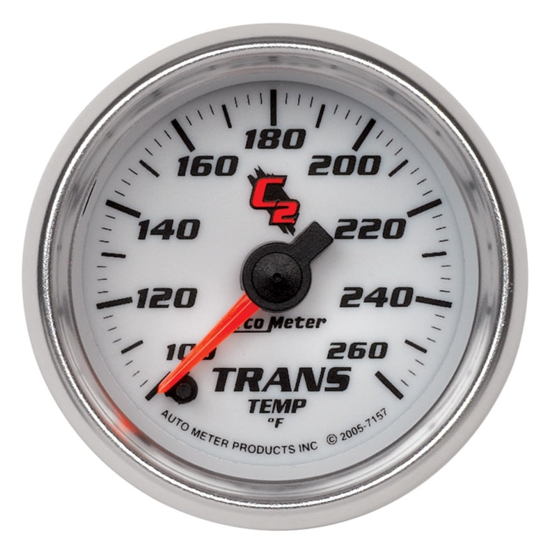 Autometer Gauge, Transmission Temp, 2 1/16" 100-260 Deg. F Digital Stepper Motor 7157 Photo - Primary