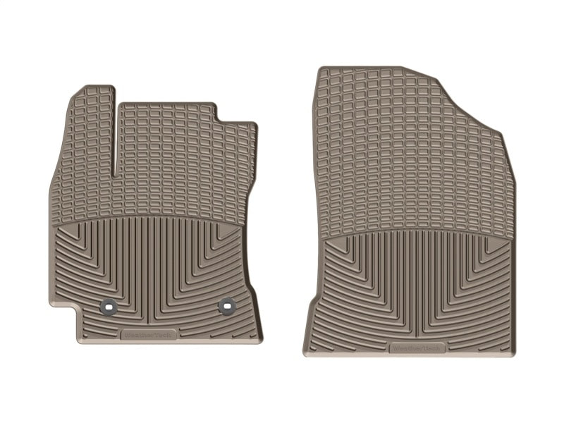 WeatherTech WT Rubber Mats - Front - Tan Floor Mats Floor Mats - Rubber main image