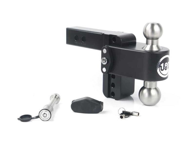 Weigh Safe 180 Hitch 4in Drop Hitch & 2in Shank (10K/12.5K GTWR) w/WS05 - Black Cerakote LTB4-2-KA-CER-BLA LTB4-2-KA-CER-BLA User 1
