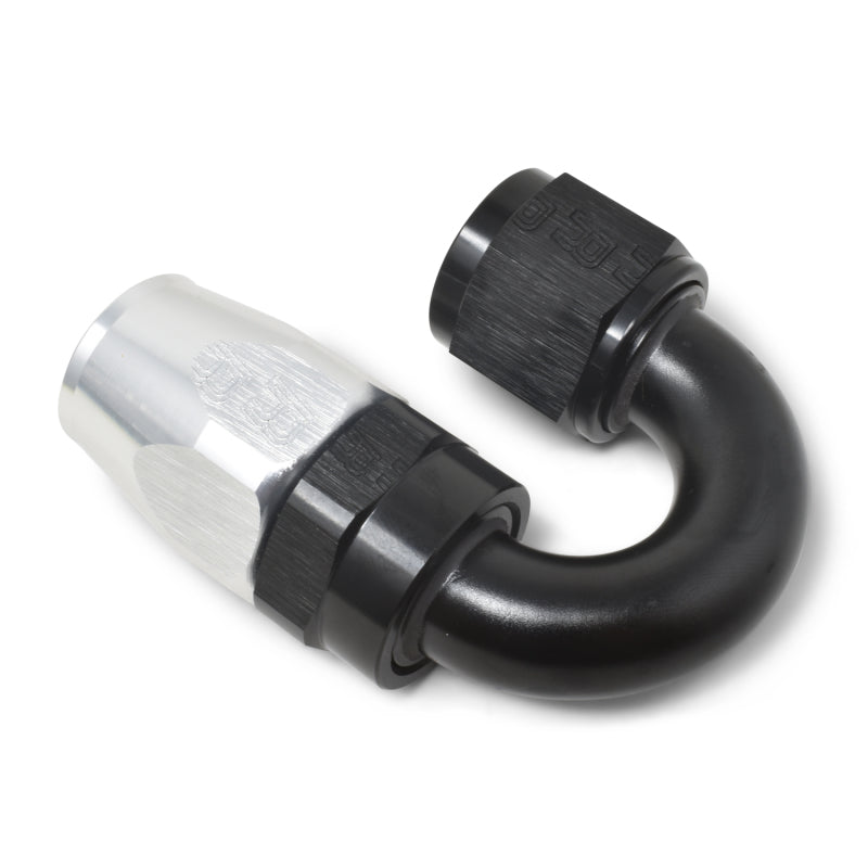 Russell Full Flow Swivel 180° Tight Radius Hose Ends - Black / Silver 613503 Photo - out of package