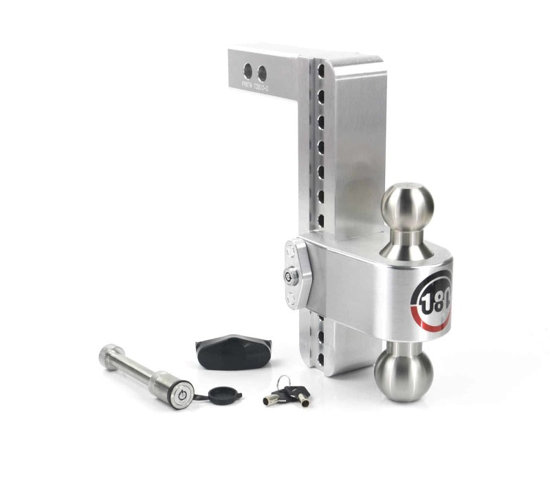 Weigh Safe 180 Hitch 10in Drop Hitch & 2in Shank (10K/12.5K GTWR) w/WS05 - Aluminum LTB10-2-KA LTB10-2-KA User 1
