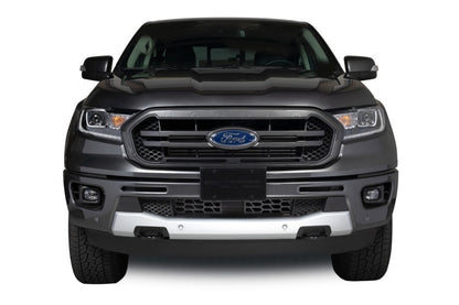 Putco 19-20 Ford Ranger w/ Adaptive Cruise - Hex Shield - Black Powder Coated Bumper Grille Inserts 83164 83164 Photo - Mounted
