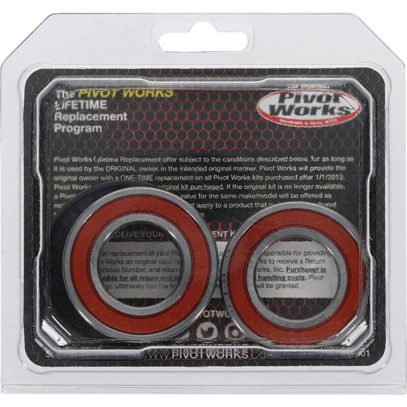 Pivot Works Kawasaki Wheel Bearing Kit Premium Bearings 25-1102-P 25-1102-P Photo - Primary