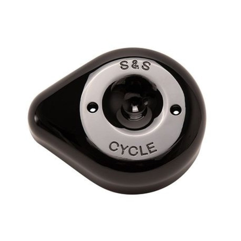 S&S Cycle Stealth Applications Teardrop Air Cleaner Cover - Gloss Black 170-0531 170-0531 Photo - Primary