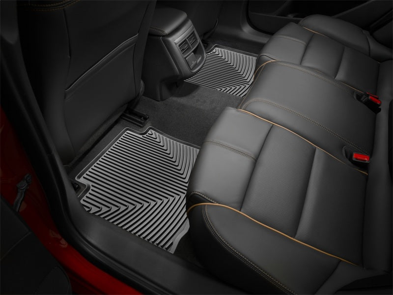 WeatherTech 17+ Mercedes-Benz E-Class Rear Rubber Mats - Black W432 W432 Photo - Primary