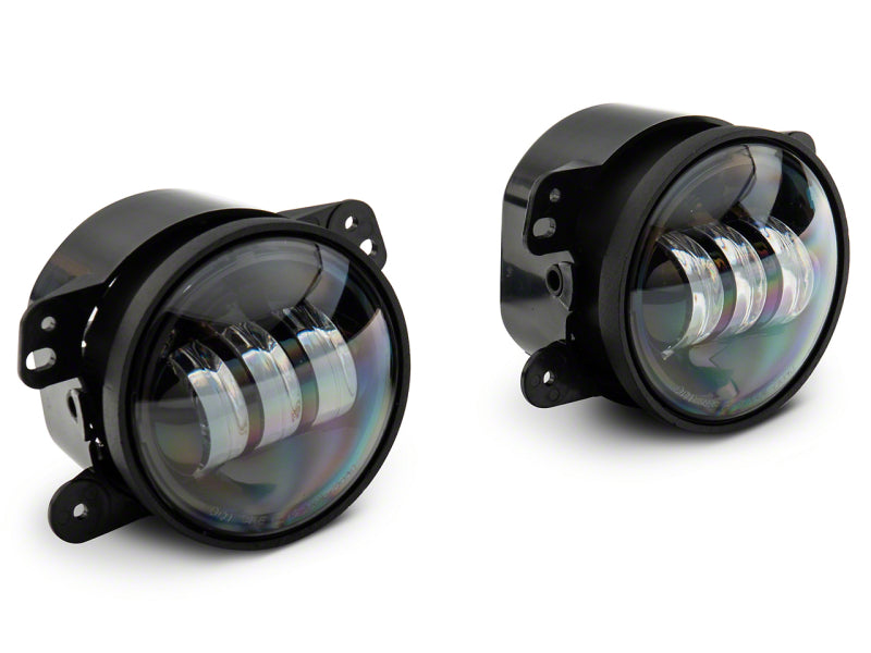 Raxiom 07-23 Jeep Wrangler JK & JL Axial Series Tri-Bar LED Fog Lights- Amber J130810 J130810 Photo - Primary