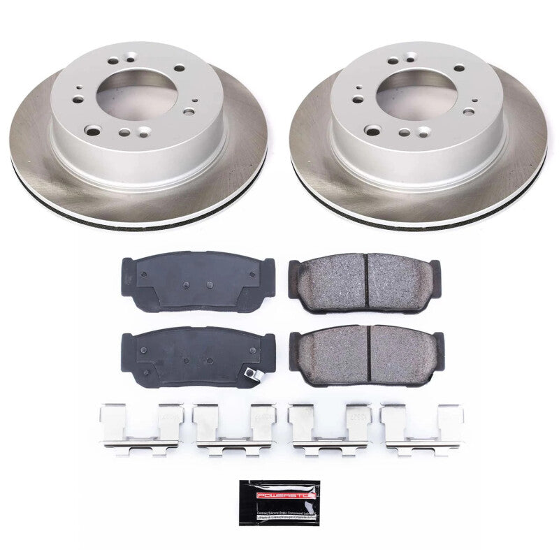 PowerStop Power Stop 07-09 Kia Sorento Rear Semi-Coated Rotor Kit SC5910 SC5910 Photo - Primary