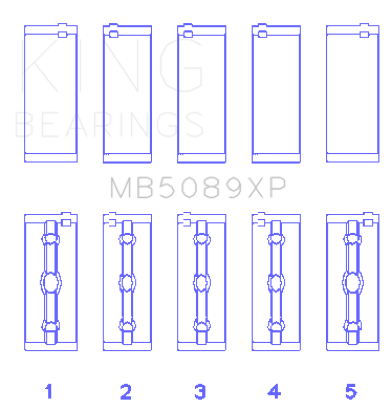 King Engine Bearings KING Main Bearings Engine Components Bearings main image