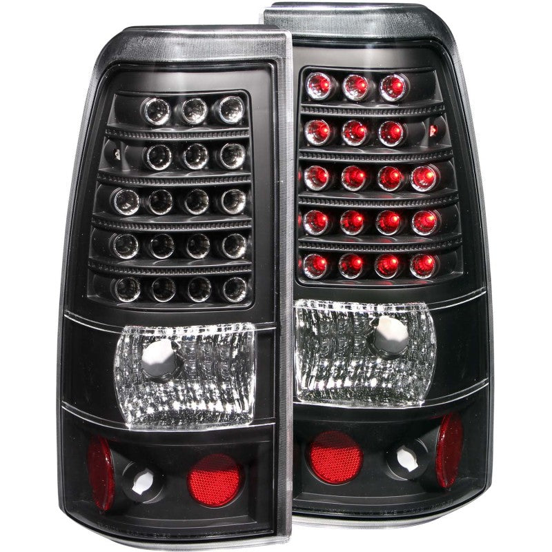 Anzo 2003-2006 Chevrolet Silverado 1500 LED Taillights Black 311009 Photo - Primary