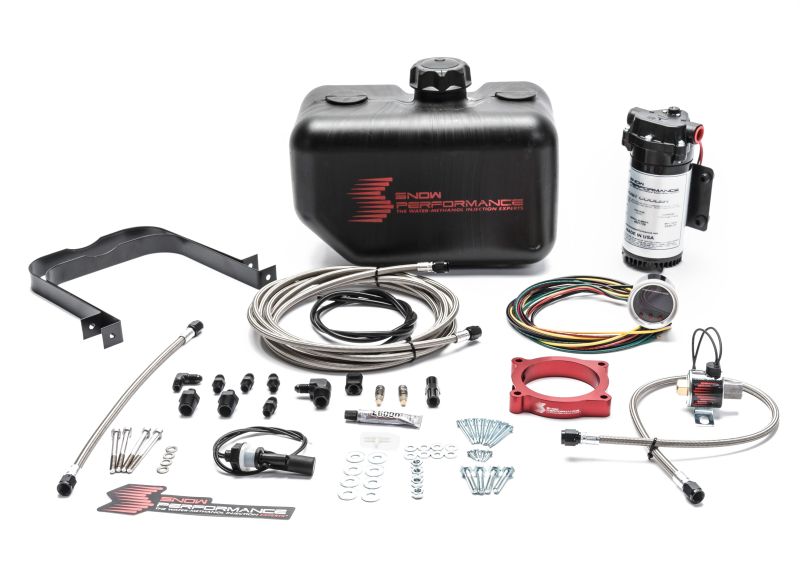 Snow Performance 15-17 Mustang EcB Stg 2 Boost Cooler Water Injection Kit (SS Braid Line & 4AN) SNO-2134-BRD SNO-2134-BRD Photo - Primary