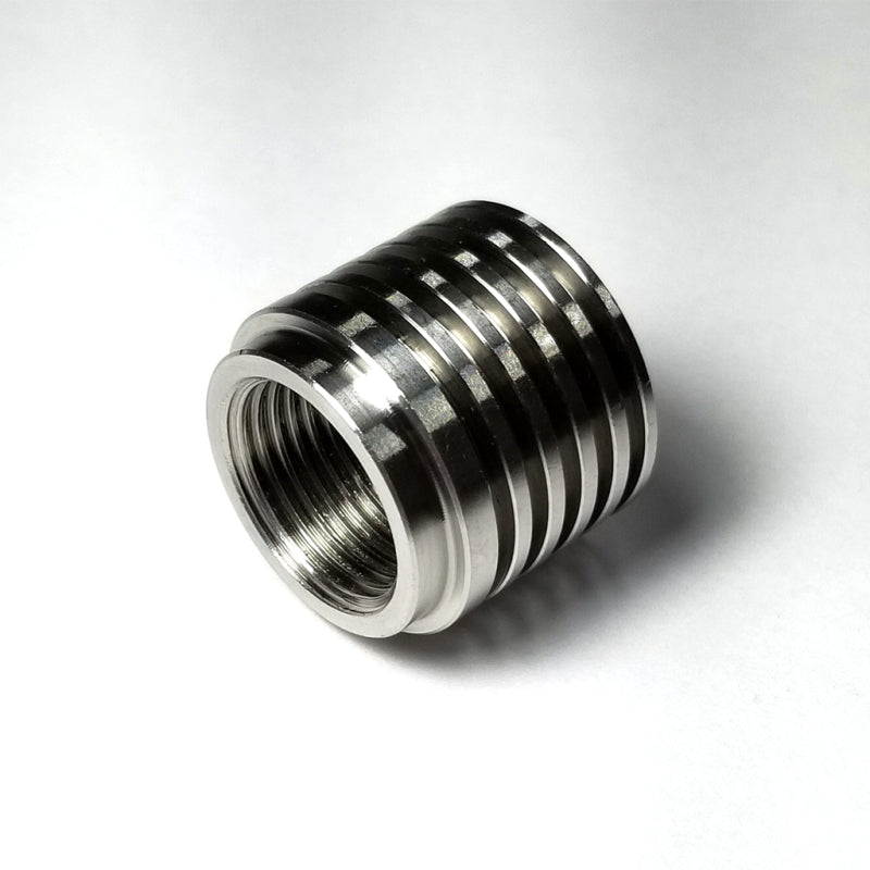 Stainless Bros M18x1.5 O2 Sensor Bung with Built in Heat Sink 604-00100-9000 604-00100-9000 Photo - Primary