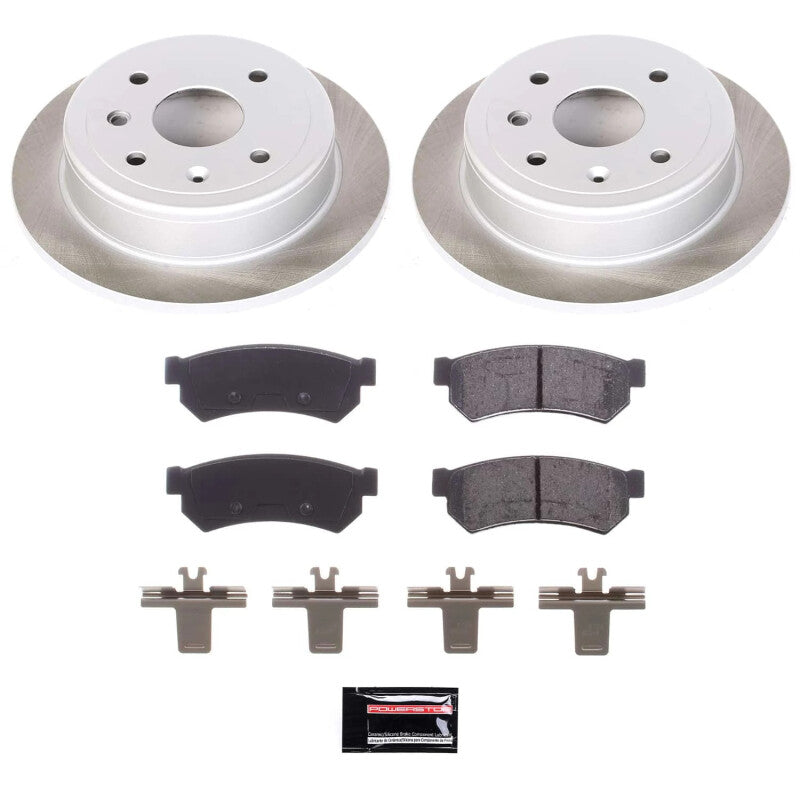 PowerStop Power Stop 07-08 Suzuki Reno Rear Semi-Coated Rotor Kit SC5898 SC5898 Photo - Primary