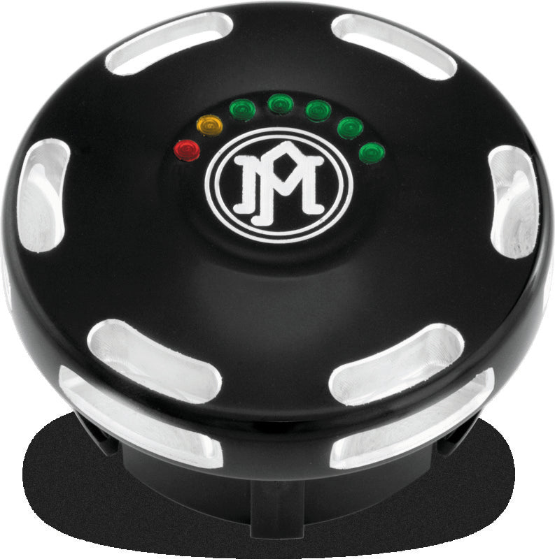 Performance Machine Led Fuel Gauge Apex - Contrast Cut 0210-2025APX-BM 0210-2025APX-BM Photo - Primary