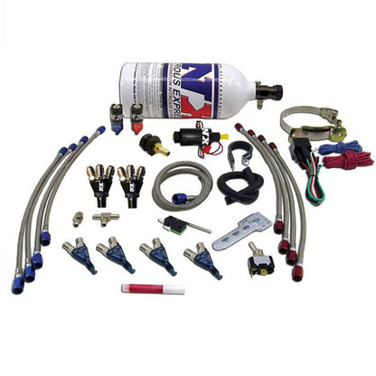 Nitrous Express 4 Cyl Piranha Nitrous Kit w/2.5lb Bottle 60005P 60005P Photo - Primary