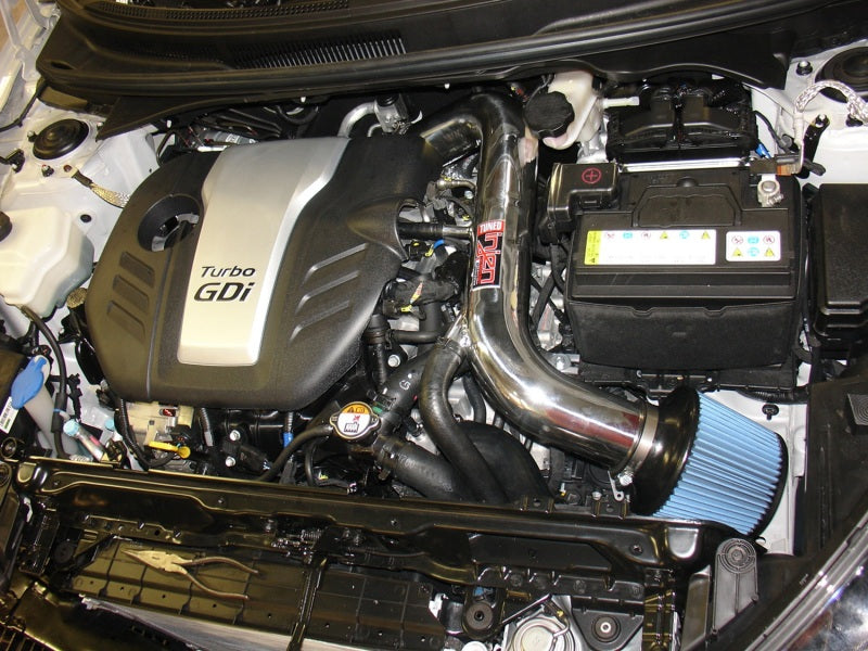 Injen Polished Short Ram Intake 13 Hyundai Veloster Turbo 1.6L 4 Cyl IS1341P Photo - Mounted