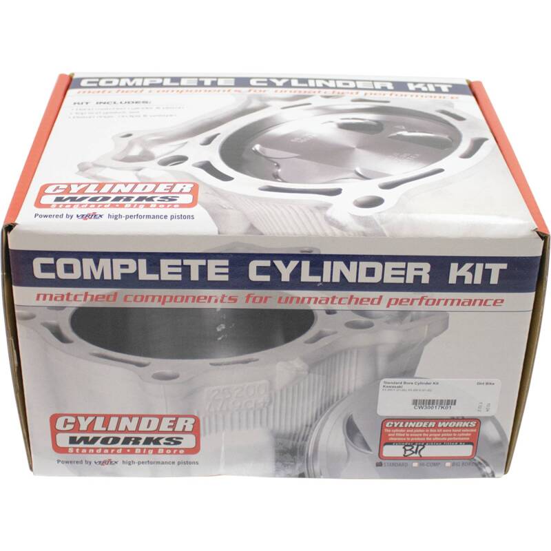 Cylinder Works 21-22 Kawasaki KX 250 F 250cc Standard Bore Cylinder Kit CW30017K01 CW30017K01 Photo - Primary