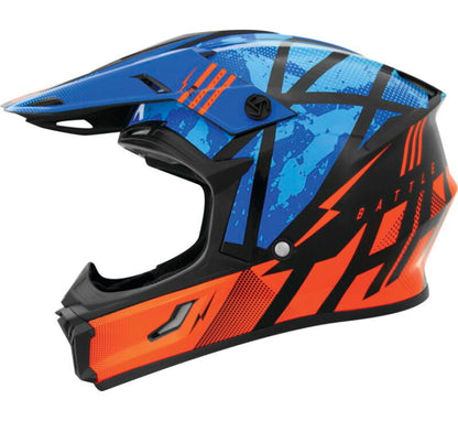 THH Helmets T710X Battle Blu/Org Xs 646376 646376 Photo - Primary