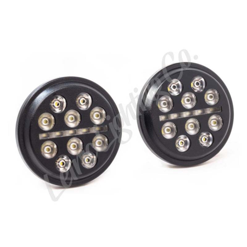 Letric Lighting 4.5in Black Buck-Shot LLC-LPL-BS