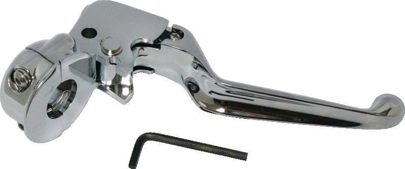 Bikers Choice 96-14 Big Twin 96-03 XL Chrome Clutch Lever & Bracket 488729 488729 Photo - Primary