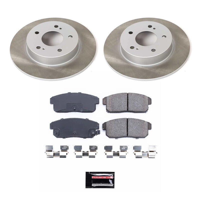 PowerStop Power Stop 01-03 Nissan Maxima Rear Semi-Coated Rotor Kit SC1169 SC1169 Photo - Primary