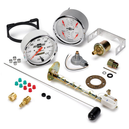 AutoMeter Gauge Kit 2 Pc. Quad & Speedometer 5in. Chevrolet Heritage Bowtie 1303-00408 1303-00408 User 1