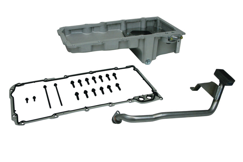 Moroso GM LS Swap (w/Rear Sump & Spin-On Oil Filter Adapter) Wet Sump 6qt 5.75in Aluminum Oil Pan 20105 20105 Photo - Primary