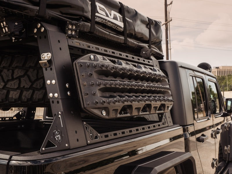 Road Armor Universal 5ft Bed TRECK Adj Bed Rack - Tex Blk (w/o Brackets) 500BRS52B 500BRS52B Photo - Primary