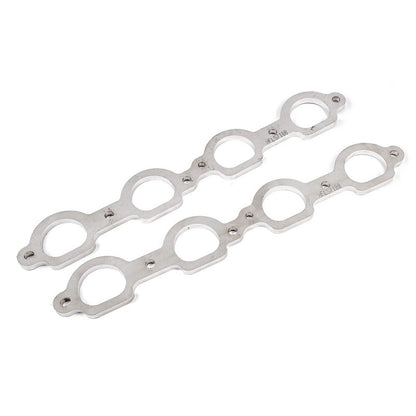 Stainless Works Chevrolet LS7 D-Port Shaped Header 304SS Exhaust Flanges 2in Primaries HFLS7200 HFLS7200 Photo - Primary