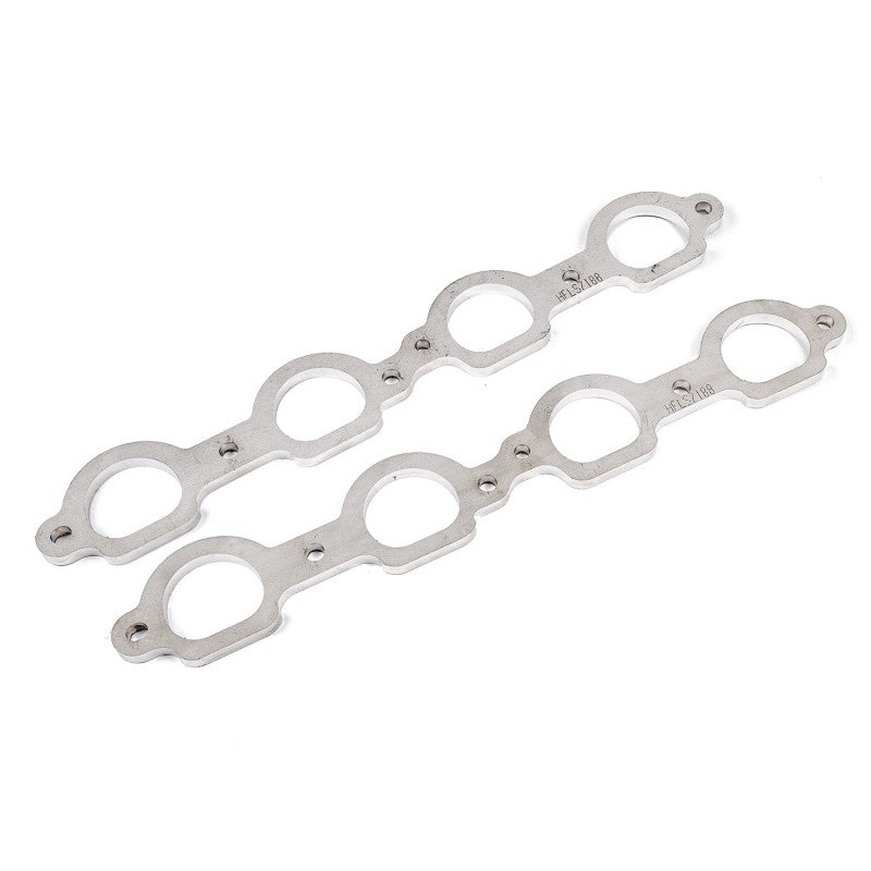 Stainless Works Chevrolet LS7 D-Port Shaped Header 304SS Exhaust Flanges 1-7/8in Primaries HFLS7188 HFLS7188 Photo - Primary