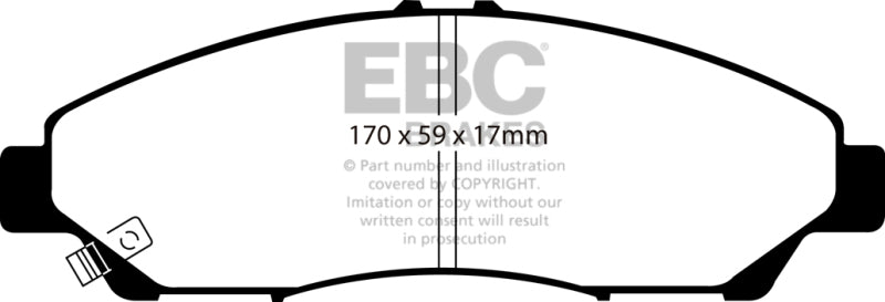 EBC Disc Brake Pad Set DP61801 Photo - Primary