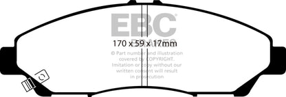 EBC Disc Brake Pad Set DP61801 Photo - Primary
