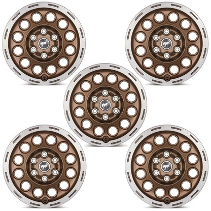 Ford Racing 21-23 Bronco 17x8.0 Wheel Kit -Sinister Bronze M-1007K-P1780BRN M-1007K-P1780BRN Photo - Primary
