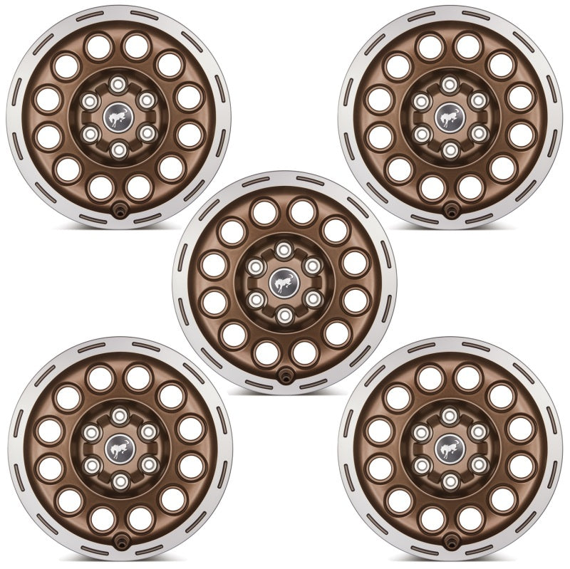 Ford Racing 21-23 Bronco 17x8.0 Wheel Kit -Sinister Bronze M-1007K-P1780BRN M-1007K-P1780BRN Photo - Primary
