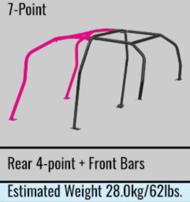 Cusco CT9A Evo 7 4 Passenger 7P Roll Cage 40 Safety21 564 270 L20 User 1