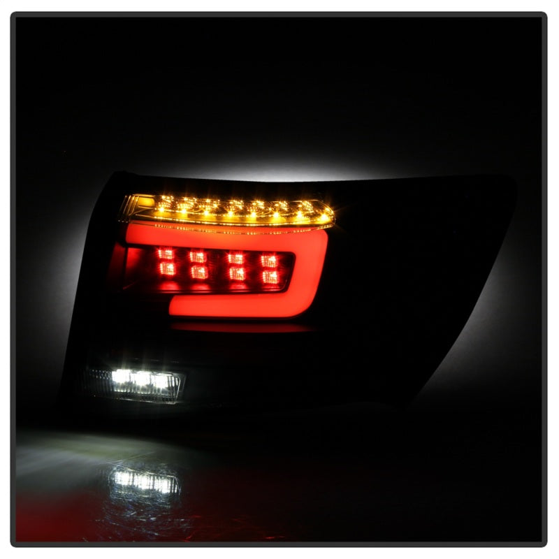 Spyder 08-11 Subaru Impreza WRX 4DR LED Tail Lights - Black ALT-YD-SI084D-LED-BK 5087966 5087966 Photo - Unmounted