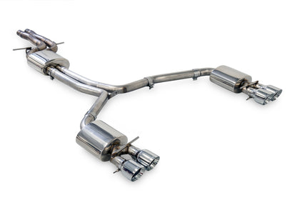 AWE Tuning Audi C7.5 A7 3.0T Touring Edition Exhaust - Quad Outlet Chrome Silver Tips 3015-42070 3015-42070 Photo - Primary