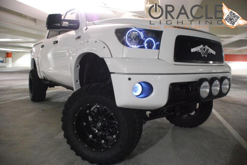 ORACLE Lighting Oracle 07-11 Toyota Tundra Pre-Assembled Headlights - Black Housing - ColorSHIFT w/ BC1 Controller 7119-335 7119-335 Photo - lifestyle view