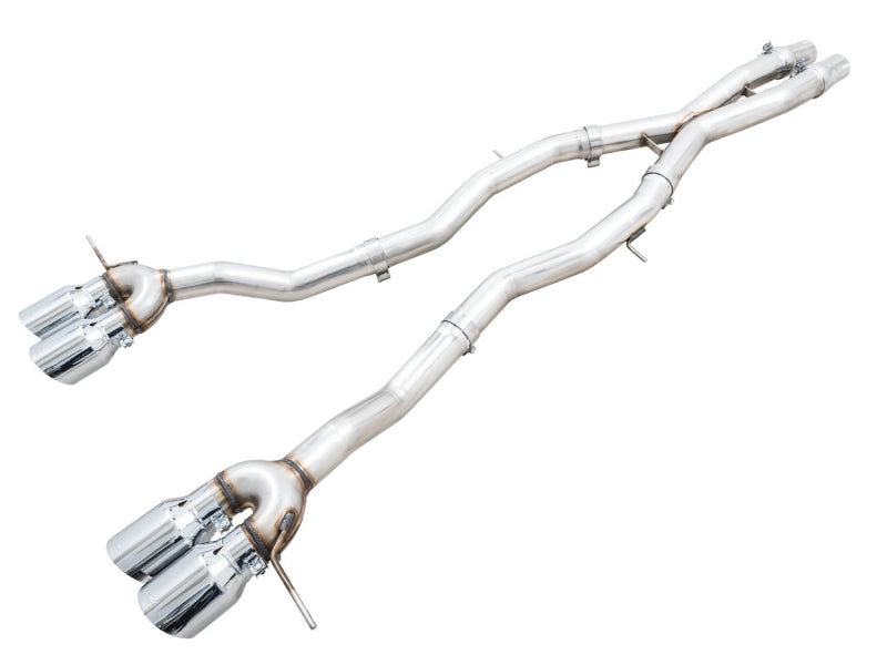 AWE Tuning AWE Track Edition Catback Exhaust for BMW G8X M3/M4 - Chrome Silver Tips 3020-43482 3020-43482 Photo - Primary