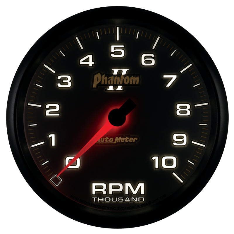 Autometer Gauge, Tachometer, 5", 10k Rpm, In-Dash, Phantom II 7598 User 4