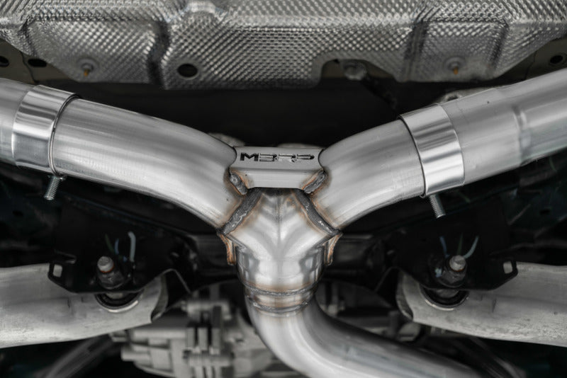 MBRP 2021+ Ford Bronco Sport (1.5L / 2.0L EcoBoost) 2.5in Resonator-Back Exhaust - Dual Rear Exit S5207409 S5207409 Photo - Close Up